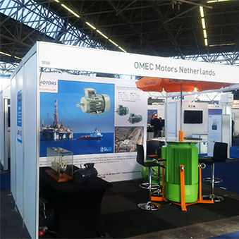 Стенд Omec Motors на выставке Electric & Hybrid marine world expo 2016